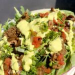 Lentil taco salad